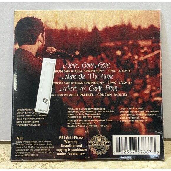 Phillip Phillips Live EP Pop CD 3 Tracks New Sealed 2013 Recorded in NY and FL - Picture 2 of 4